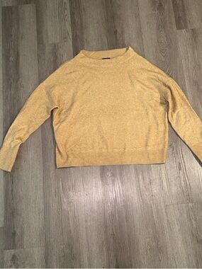 Ann Taylor Golden Yellow Crewneck Sweater